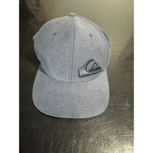 Quiksilver Flex Fit Blue Hat Cap Adult Size Large/X-Large #362